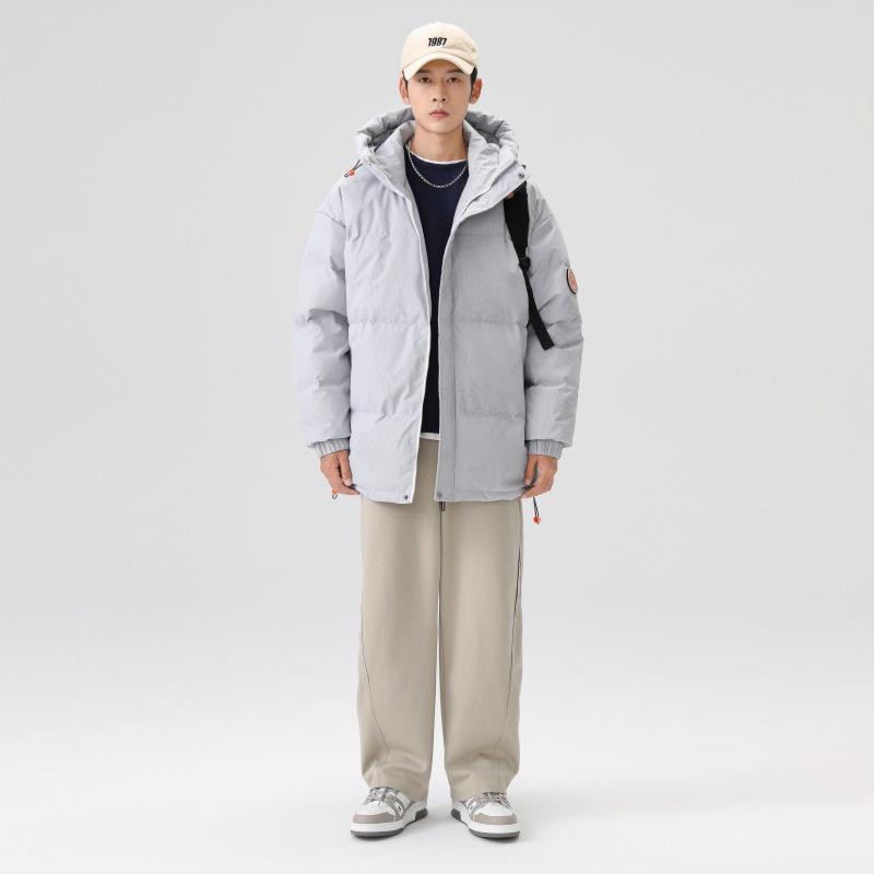 New Winter Hooded Down Jacket, Thickened, Warm and Cold-resistant, Youth Hong Kong Style Fashionable Jacket