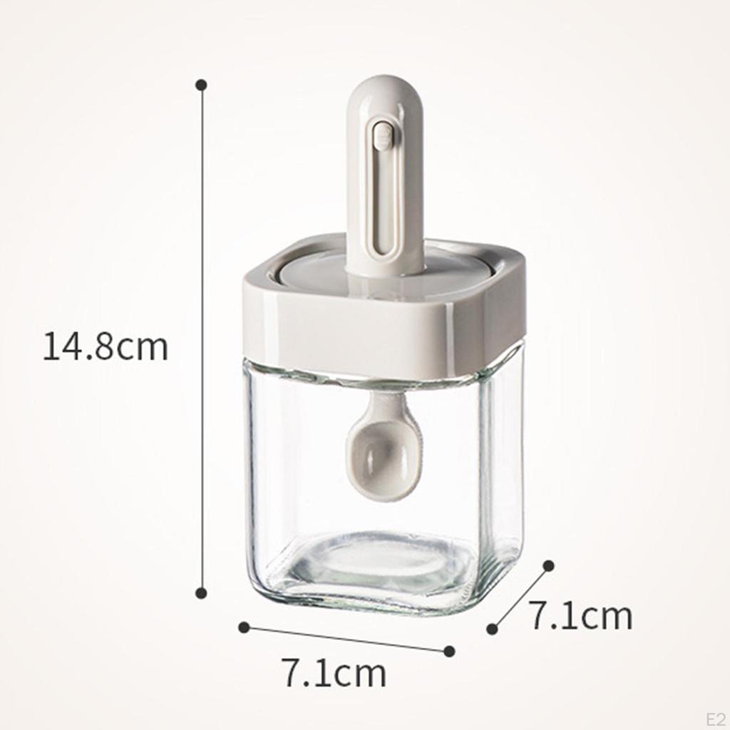 Gewürzglas Gewürzküchenzubehör Konservenglas mit Deckel Honigtopf Multifunktion