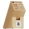 Knife Block - Wmf - 1880479990 - Natural Beech - 8 Pieces - Beige