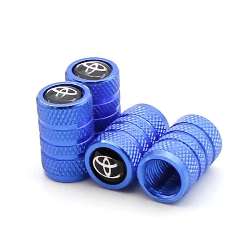 Car Valve Cap Decorative Dustproof Tire Valve Stem Caps For Toyota RAV4 Corolla Camry Frontier Supra C-HR Hilux Tacoma Prado