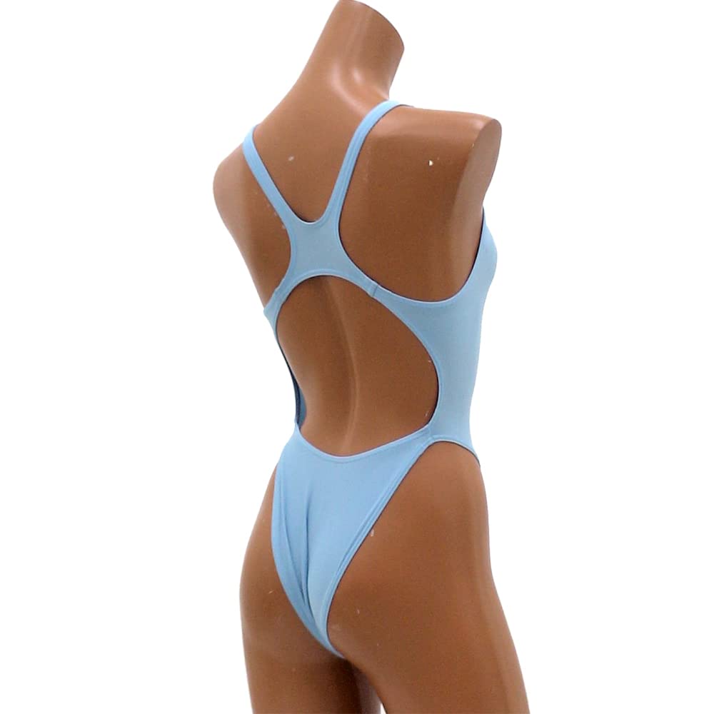 1041 Leotard for Rhythmic and Artistic Japanese-Made Gymnastics, 2-Way (Blue, LL)