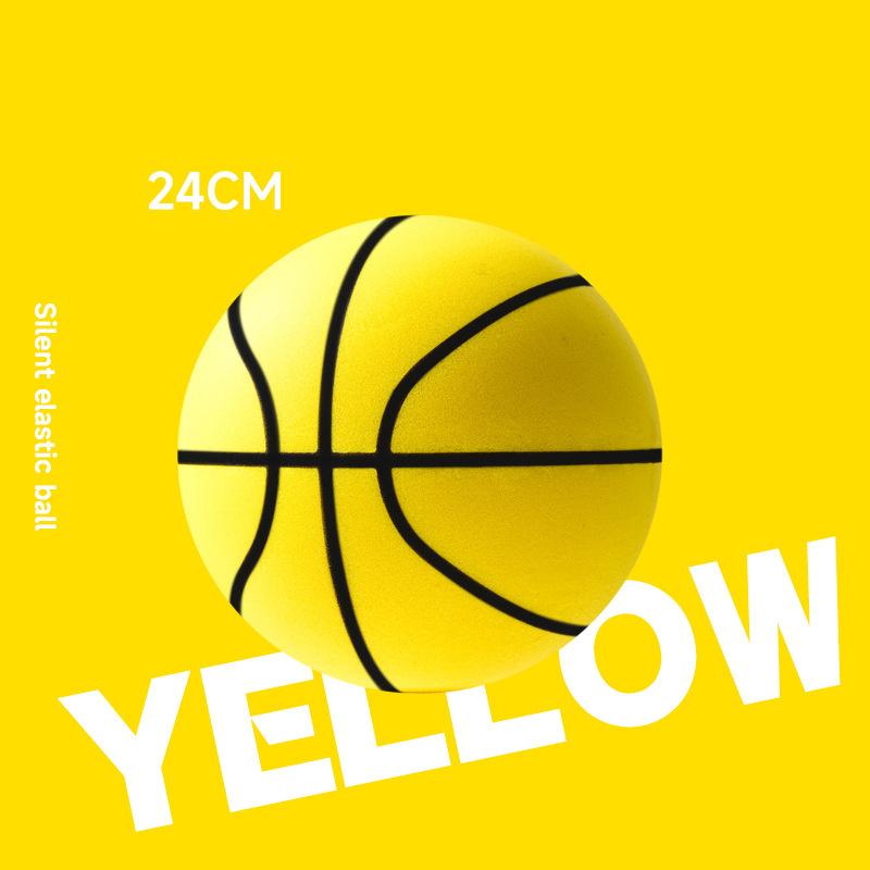 18/21/24Cm Odbijająca Niema Piłka Halowa Cicha Koszykówka Z Obręczą Wysokoelastyczna Lekka Mini Koszykówka Prezenty Dla Dzieci