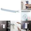 Self-adhesive Bathroom Single Towel Bar NO Drilling On Walls Plastic Kitchen Towel Hanging Rack Holder