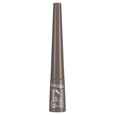 Rimmel Brow This Way Plnicí pudr 001 Světle hnědý