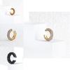 European And American Style Alloy Earrings For Women Colorful Geometric Design