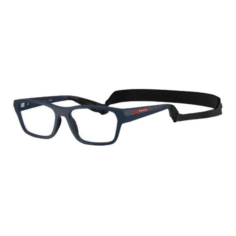 Prada Personalized Design Injection Molding Rectangular Optical Frame Men's Navy Blue Navy Blue L56 Basic Packaging-glasses Case + Packaging Box