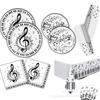 Music Festival Music Note Party Supplies Party Decoration Tableware Disposable Paper Plate Tissue Paper Cup Banner Tablecloth Set