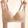 Invisible Bra Women's Thin Cup Large Size Bra Underwear Invisible Bra Push Up Bra
