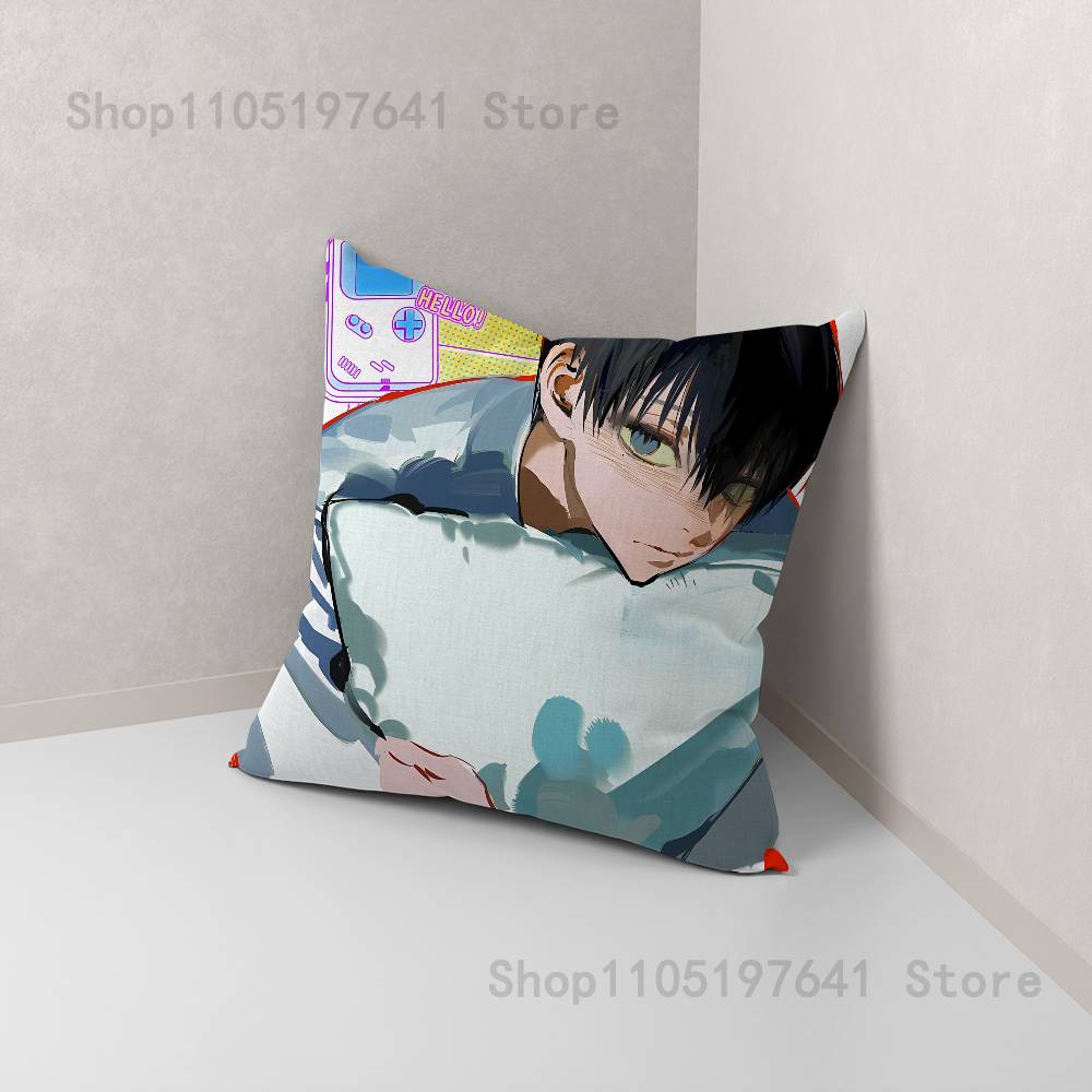 Anime The Summer H-Hikaru D-Dieds Pillow Case Plush Pillow Cases Home Decoration Pillow Cover for Sofa Bed Chair Living Room