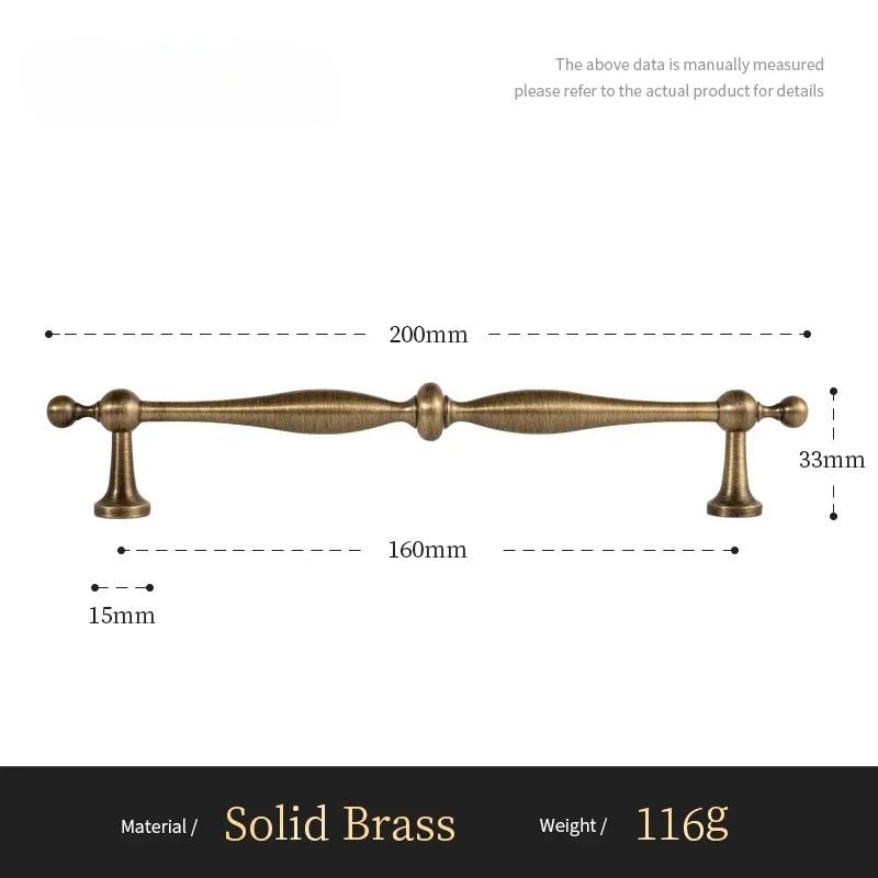 Antique Brass Handles Bronze Pendants Handle Cabinets Drawers Knobs Kitchen Cabinets Pull Furniture Copper Accessories