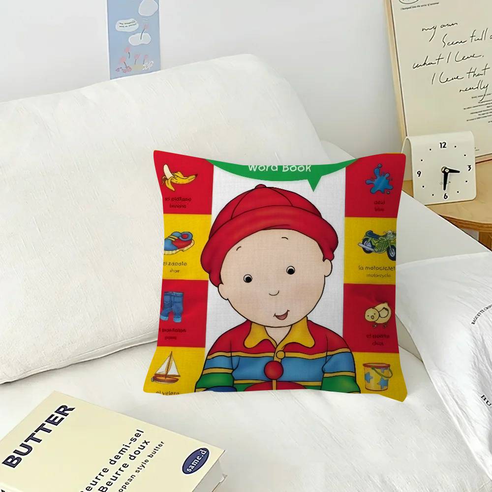 Cartoon Cute Caillou  pillow cover sofa cushion cover home room decoration children gift