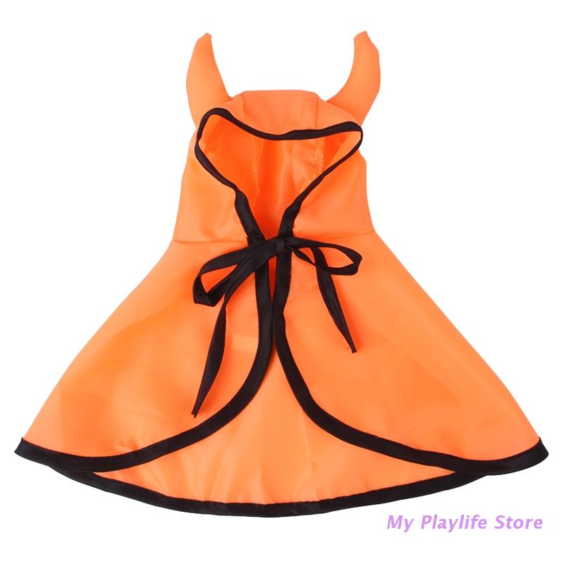 Halloween Pet Costume Funny Vampire Cloth Party Cosplay Dress Cosplay Supplies Black Red Vampire Party Costume Dog Accessories