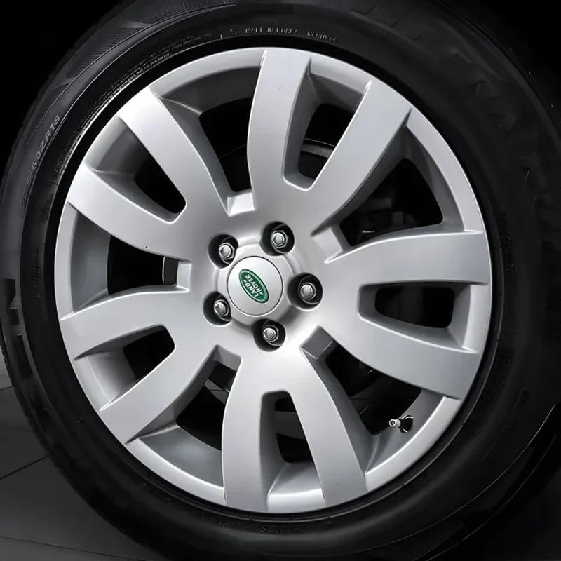 4pcs 62mm Car Styling Car Wheel Center Hub Cap Covers Badge For Landrover SVR Discovery Velar Evoque Range Rover L322 L405 L320