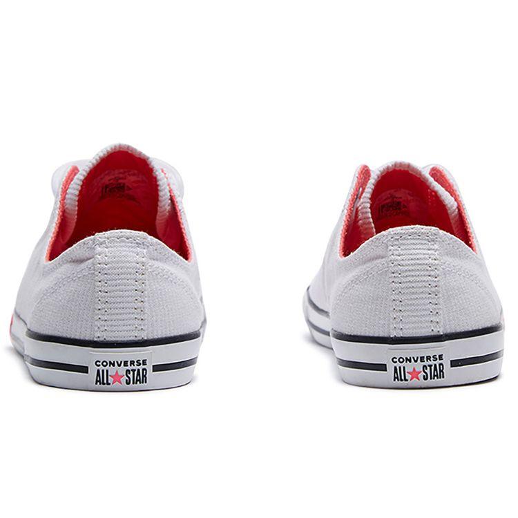 Converse Chuck Taylor All Star Comode Versatili Resistenti Scarpe Basse in Tela Donna sneaker Bianca 564613C