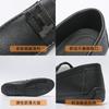 Doudou shoes men's new summer breathable leather surface soft sole men's casual leather shoes one foot cover