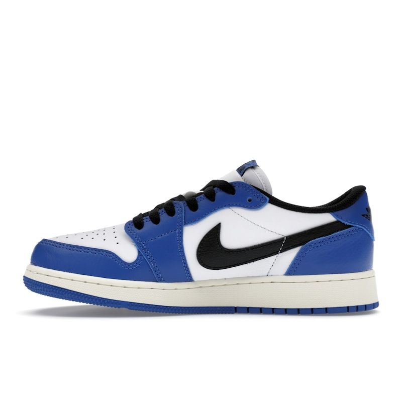 Air Jordan 1 Retro Low OG GS Game Royal Kids Sneakers Blue White Black CZ0858-140