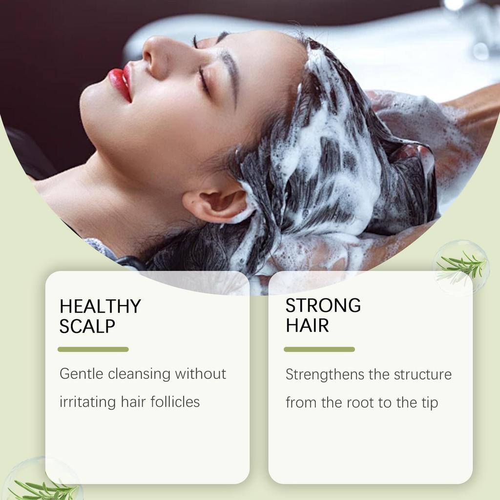 Onion & Rosemary Shampoo Bar - Strengthens & Smooths Hair - Sulfate-Free Solid Shampoo for Frizz Control & Scalp Care