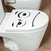 Washroom Room WC Toilet Seat Stickers Put ME Down Monster Smiley Face Wall Art Decal Sticker Funny Kids Potty Training