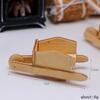 Dollhouse Winter Scene Set: Mini Straw Bag, Wooden Matchbox, Small Cart, Lightable Fireplace