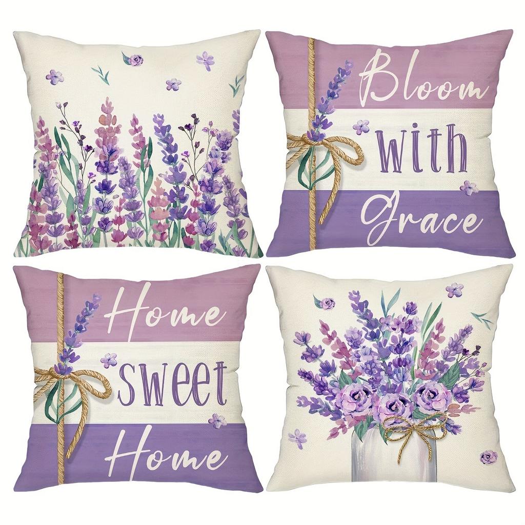 Imbuing Elegant Feelings In Pillowcases Cover Bedroom Sofa Decoration Polyester Cushion Cover with Zipper