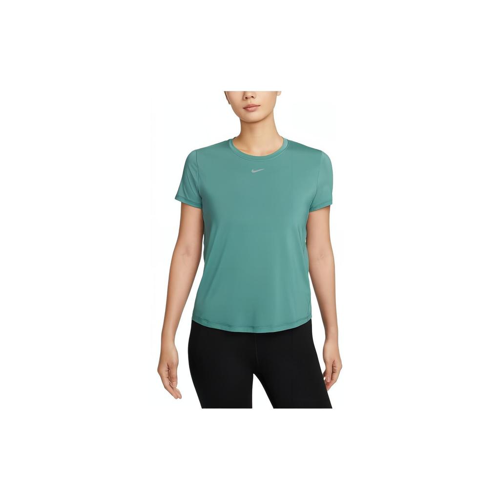 New Nike One Classic Women's Dri-FIT Short-Sleeve Top 'Bicoastal/Black' FN2799-361