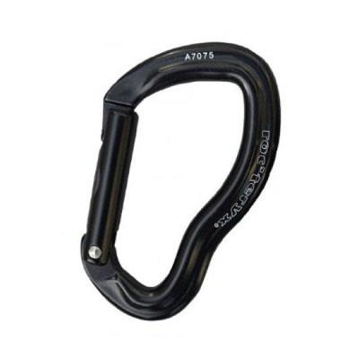 Power 25 Recht Zwart roc'Teryx Karabiner, (RTAKG1196)