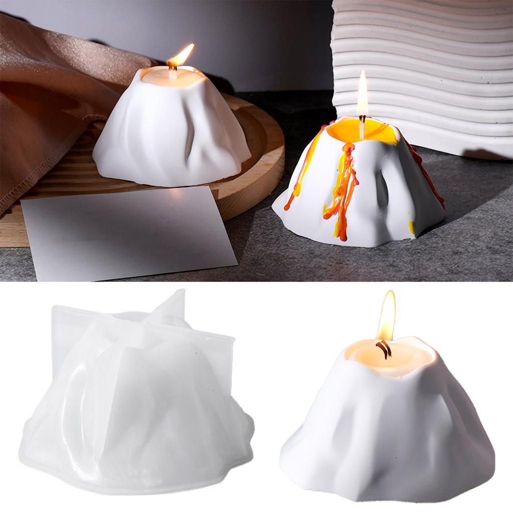 Multi Purpose Snow Mountain Scented Candle Silicone Mold Perfect For Creative DIY Projects And Stress Relief Activities