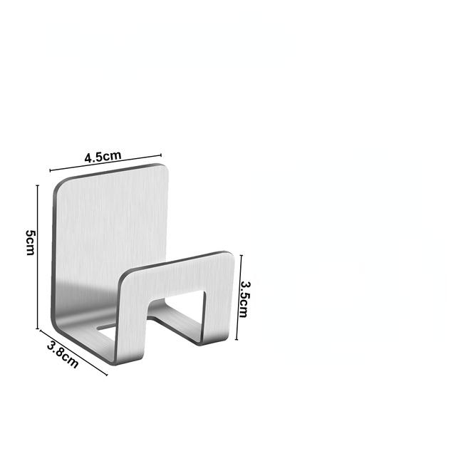 Stainless Steel Sink Tray Drainer Rack Kitchen Sink Sponge Holders Self Adhesive Hook Storage Holder Kitchen Wire Rag Organizer