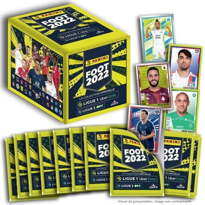 Stickers Foot Ligue 1 2021-22 - Panini - Boîte De 50 Pochettes - 250 Stickers