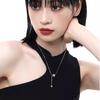 S925 Sterling Silver Round Bead Pendant Necklace - 2026 Women's Stylish Clavicle Chain