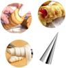 Stainless Steel Croissant and Pastry Molds - Cream Horn Baking Cones