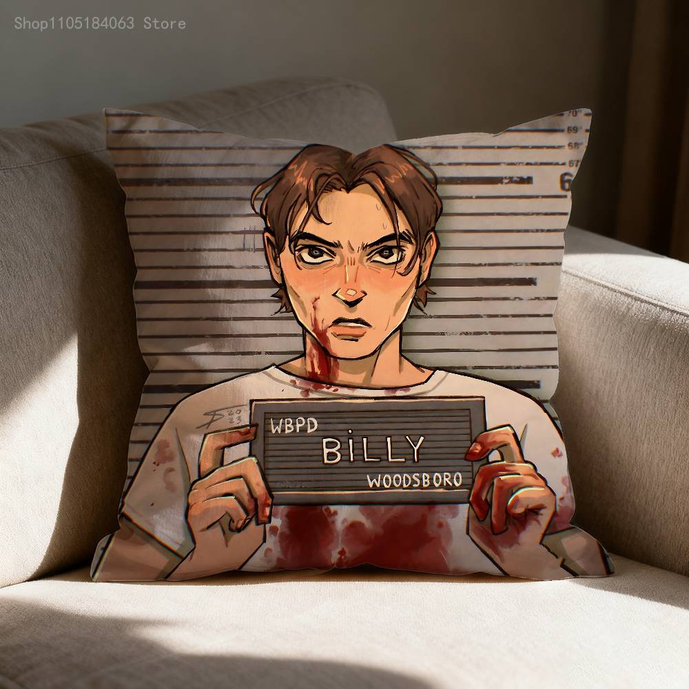 Stuilly Billy and Stu Pillowcases Bedroom Living Room Sofa Home Decor Polyester Cushion Cover with Zipper