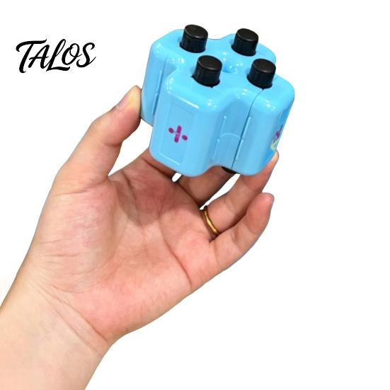 Portable Math Learning Aid 4-in-1 Practice Roller Stamp, Addition Subtraction Multiplication Division Digital Teaching Stamp for Teachers Facts