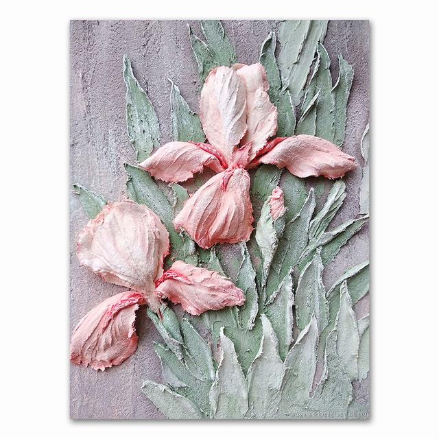 

Художественный скандинавский домашний декор, абстрактная картина на холсте, настенные художественные цветочные постеры и принты, настенные панно для украшения гостиной 20x30cm