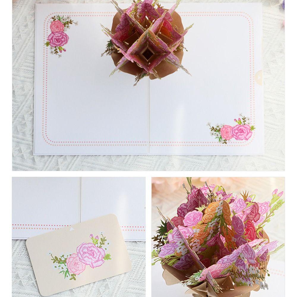 Exquisite 3D Pop Up Greeting Card Wishing Happy Birthday Blessing Card  Birthday Party Decoration