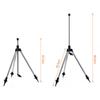 Automatic Rotating Lawn Sprinkler with Stainless Steel Tripod and Zinc Water Bird Design