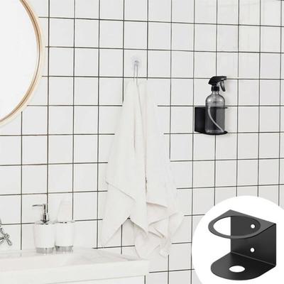1/2/3 Holes Spray Bottle Holder Heavy-Duty Wall Mount Spray Can Storage Rack Metal Rust-proof Paint Bottle Organizer Shower Room