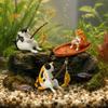 2PCS Floating Look Micro Landscape Decoration Creative Aquarium Ornament Fish Tank Ornaments  Home