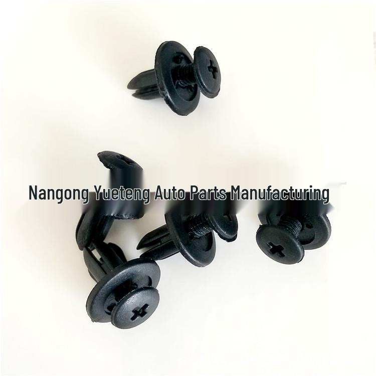 Universal Black Screw Buckle: Male & Female Expansion Snap Fastener for 6mm Car Fender Liner 500 pcs