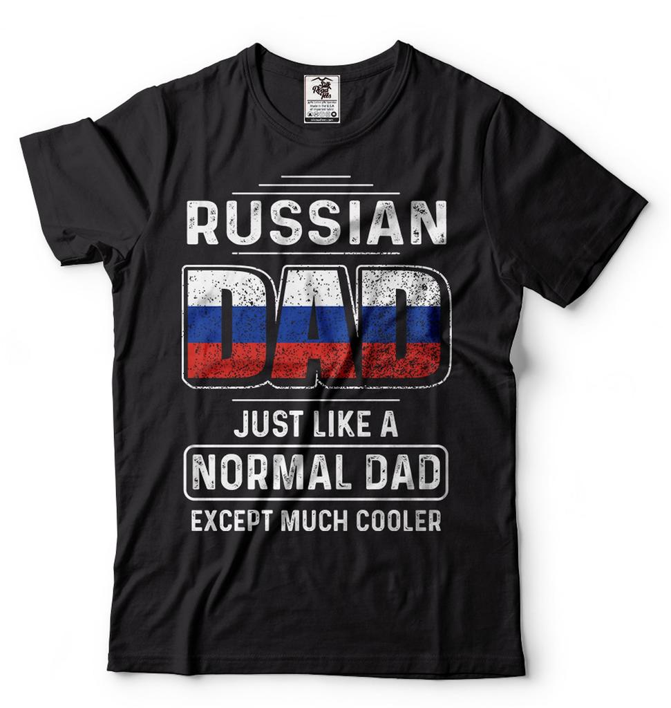 Mens Russian T-Shirt Russia Patriotic Shirt Russian Father's Day Gift Russian Shirts Russia National Tee Russia Shirts For Dad Father Daddy