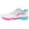 Li Ning Blade Ma Dämpfung Rutschfest Abriebfest Niedrig geschnittene Badminton-Schuhe Unisex Weiß Rosa Blau AYAU005-4