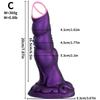 Silicone Soft Anal Plug Monster Dragon Dildos Gay Big Animal Anal Dildo G Spot Clitoris Stimulator Suction Cup Butt Plug Adult Sex Toys for Women Men