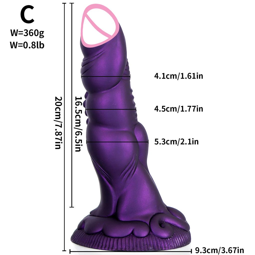 Silicone Soft Anal Plug Monster Dragon Dildos Gay Big Animal Anal Dildo G Spot Clitoris Stimulator Suction Cup Butt Plug Adult Sex Toys for Women Men