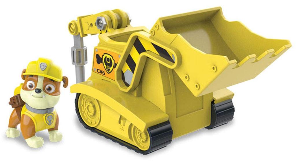 TAKARA TOMY Paw Patrol Basic Vehicle Rubble Power Bulldozer (with Figure)