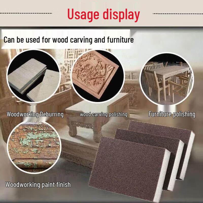 Allies 600 Grit Rubber Sponge Sanding Block