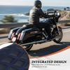 Driver Passenger Two-Up Seat Stepped Type with Diamond Pattern Stitching for Harley CVO Road Glide Street Glide Ultra FLHXU