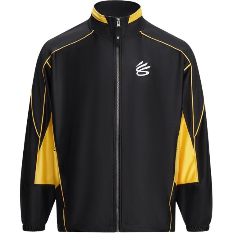 

Under Armour Curry FW25 Stand Collar Zipper Loose Fit Sports Long Sleeve Jacket Men Jacket 6012758-001 L