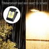 Solar Motion Sensor Wall Light Energy-Saving Rechargeable Solar Lamp Waterproof Clip-On Outdoor Lamp for Garden Patio Pathway