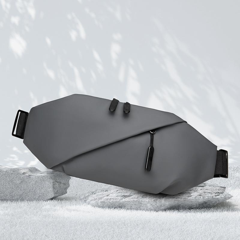 Herren Hüfttasche Textur Outdoor Laufen Handy Tasche Große Kapazität Wasserabweisend Lässig Ein-Schulter Crossbody Tasche