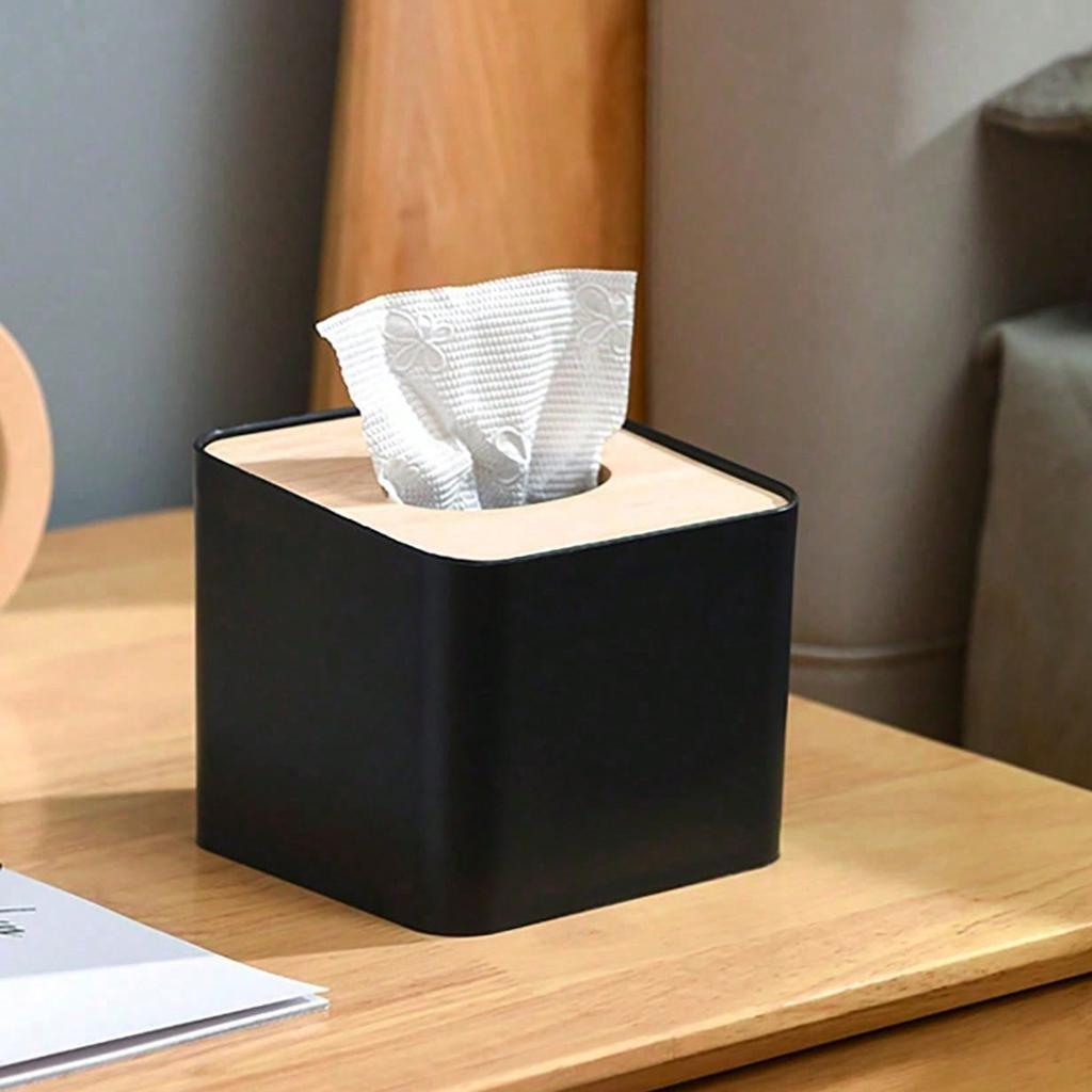 1/2 Covered Square European Tissue Boxes, Suitable for Tissue Boxes In Home Living Rooms, Offices, and Reading Places